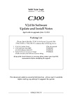 C300 HD Software Install Notes