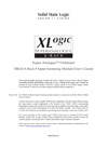 X-Rack Eight Channel Input Module Owner’s Manual