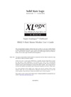 X-Rack Master Bus Module Owner’s Manual