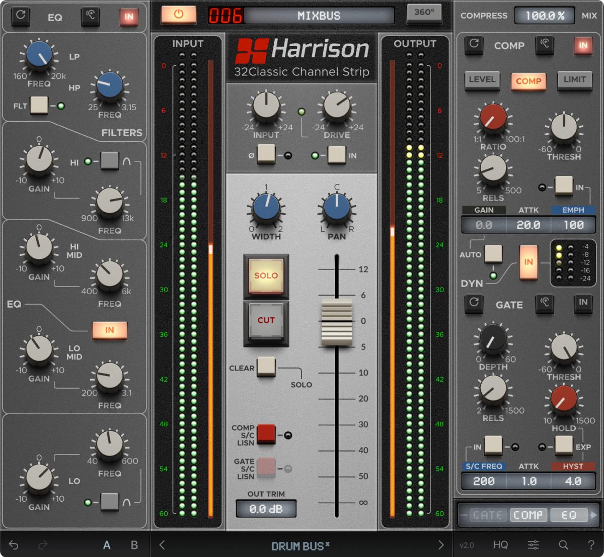 Harrison 32Classic Channel Strip