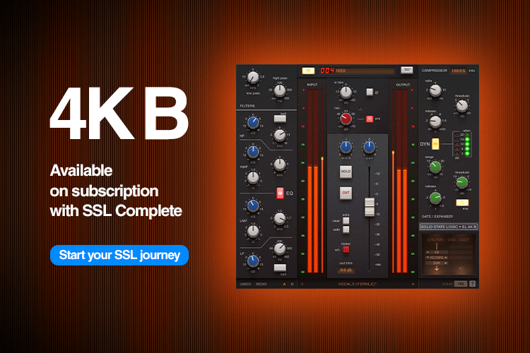 Solid State Logic Introduces 4K B Plug-in,Recreating its
