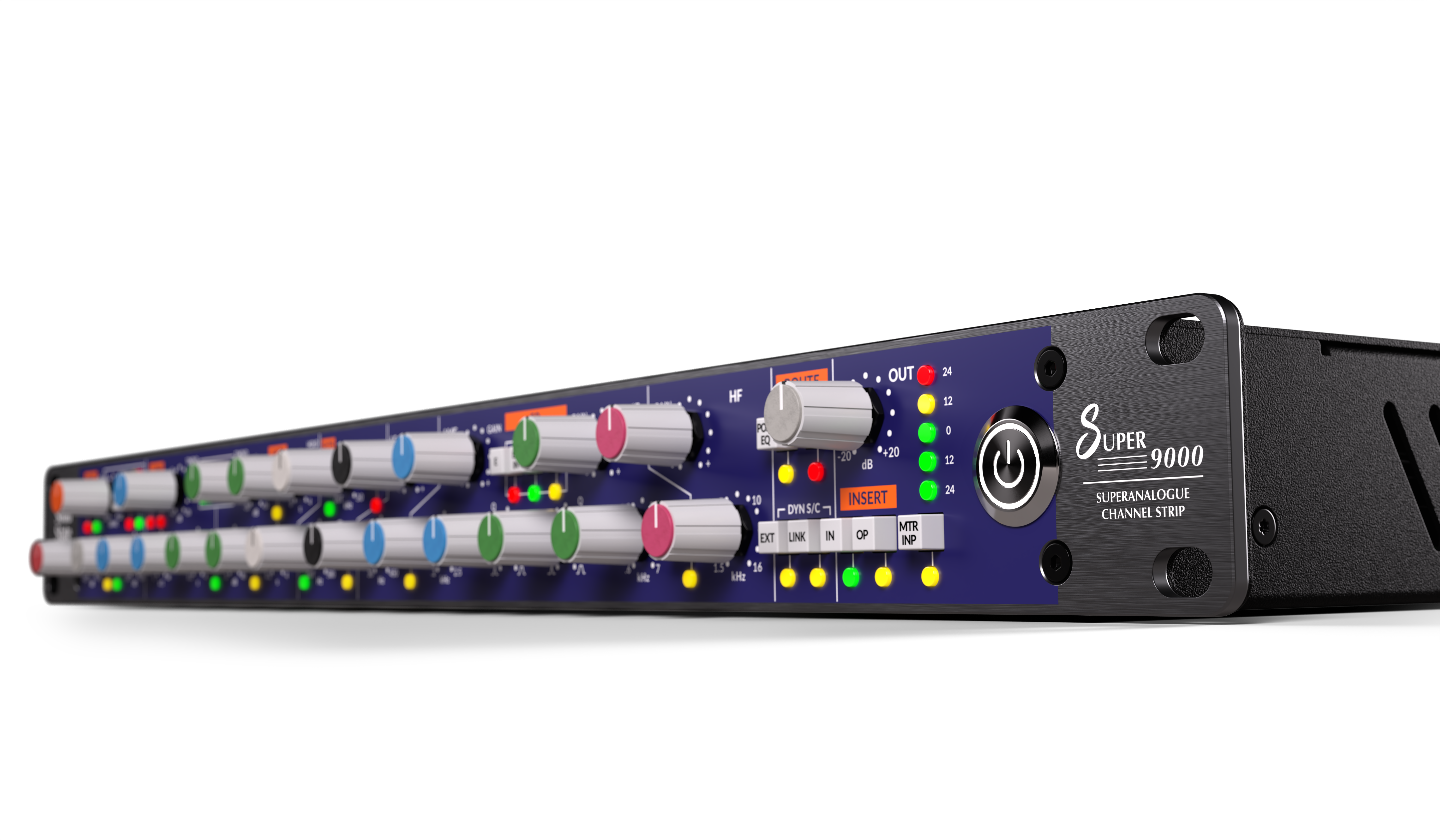 9000シリーズコンソールをベースとしたチャンネルストリップ SUPER9000